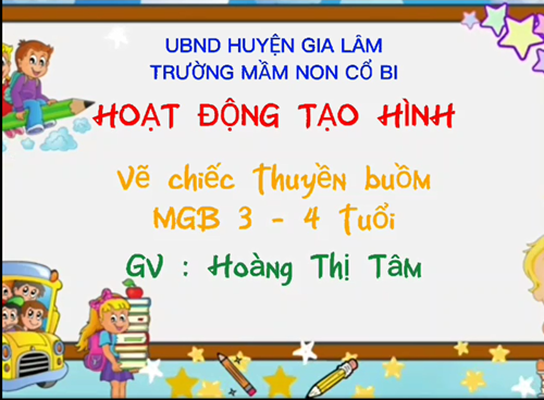 Tạo hình: Vẽ chiếc thuyền buồm - MGB